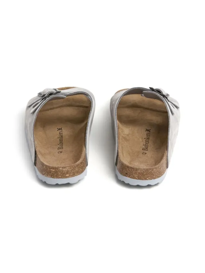 babunkers Sandalen & Pantoletten^Pantoletten in grau