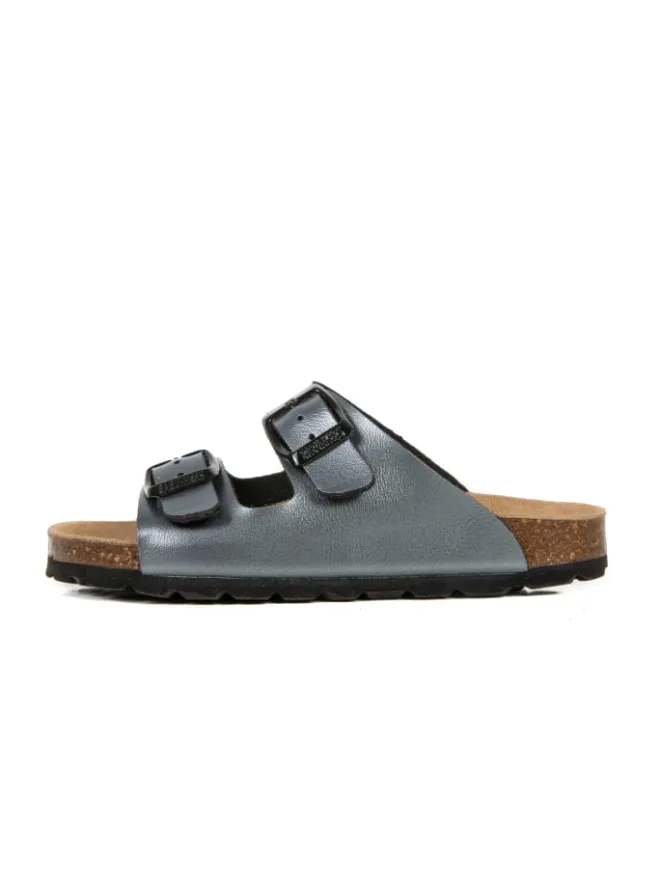 babunkers Clogs & Pantoletten·Pantoletten^Pantoletten in grau