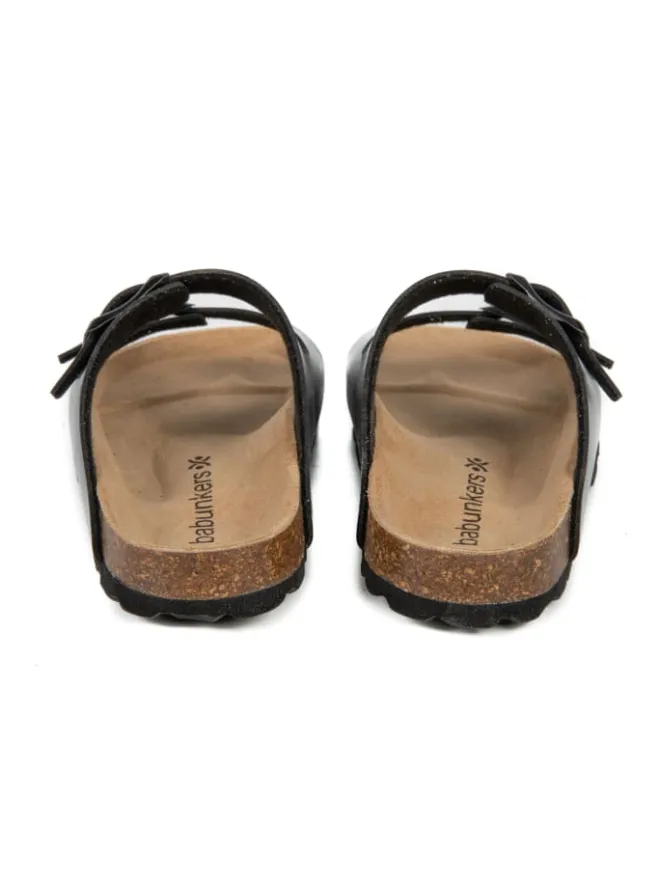 babunkers Clogs & Pantoletten·Pantoletten^Pantoletten in grau