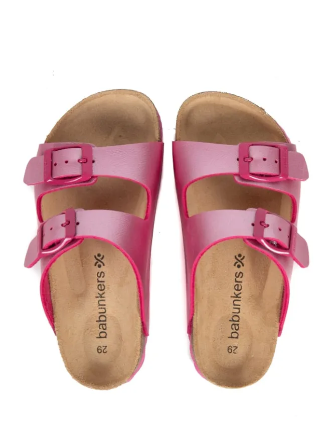 babunkers Clogs & Pantoletten·Pantoletten^Pantoletten in pink