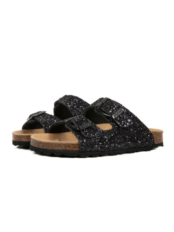 babunkers Clogs & Pantoletten·Pantoletten^Pantoletten in schwarz