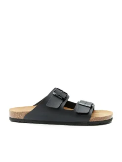 Mandel Hausschuhe|Sandalen & Pantoletten^Pantoletten "Alberto" in Schwarz