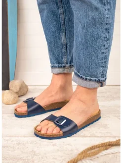 babunkers Sandalen & Pantoletten^Pantoletten BARTON in blau