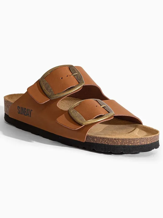 Sunbay Clogs & Pantoletten^Pantoletten "Calen" in Braun