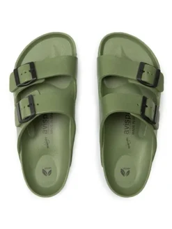 Avispas Hausschuhe|Sandalen & Pantoletten^Pantoletten "Coachella" in Olivgrün