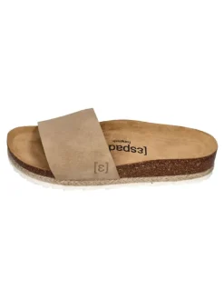 Pantoletten COPINE VELOUR in natur>Espadrij l'orginale Discount