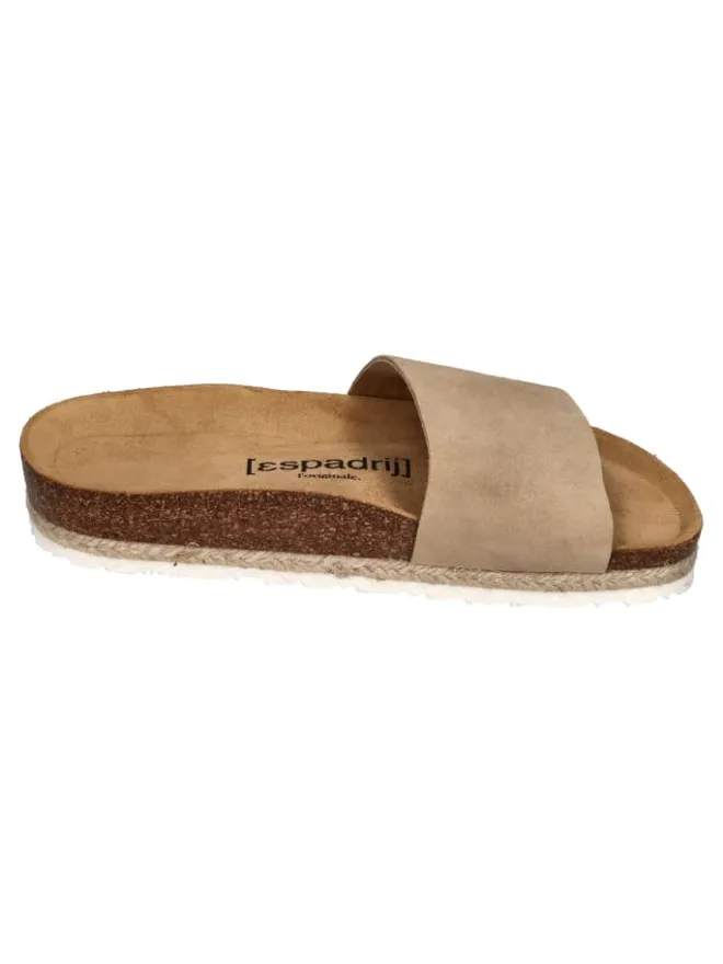 Pantoletten COPINE VELOUR in natur>Espadrij l'orginale Discount