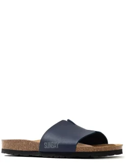 Sunbay Clogs & Pantoletten^Pantoletten "Djeelia" in Dunkelblau