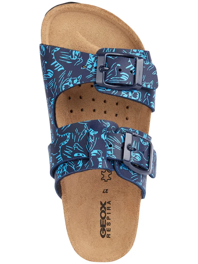 Pantoletten "Ghita" in Blau>Geox