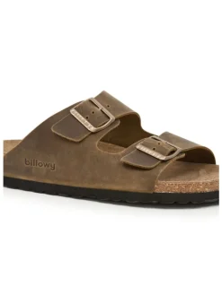 Pantoletten GRANT in khaki><noscript><img width=