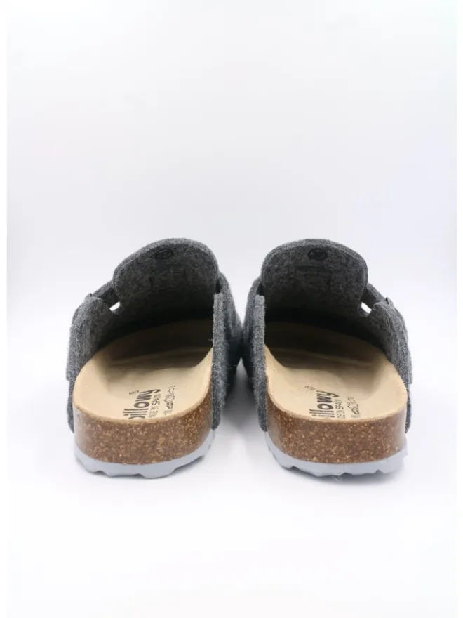 billowy Sandalen & Pantoletten|Hausschuhe^Pantoletten HOME FANTASY in grau