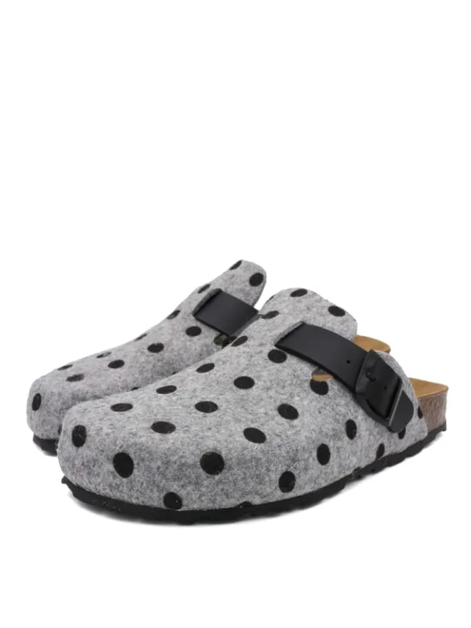 billowy Clogs & Pantoletten·Pantoletten^Pantoletten HOME FANTASY in grau