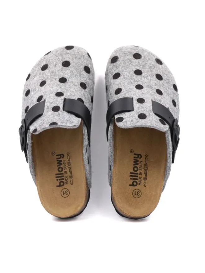 billowy Clogs & Pantoletten·Pantoletten^Pantoletten HOME FANTASY in grau