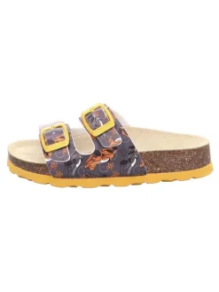 Pantoletten in Anthrazit/ Orange>superfit Discount
