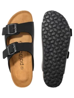 Pantoletten in Basic Matt Schwarz><noscript><img width=