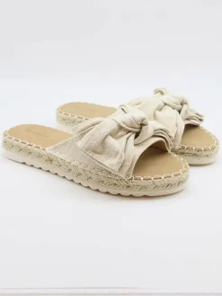 Pantoletten in Beige>Bellucci Clearance