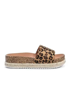 Viagiulia Clogs & Pantoletten^Pantoletten in Beige/ Braun
