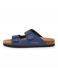 billowy Hausschuhe|Sandalen & Pantoletten^Pantoletten in Blau