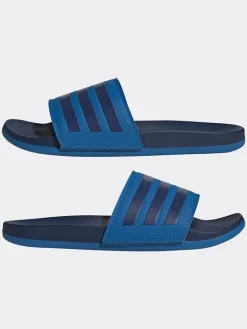 Pantoletten in Blau/ Dunkelblau>adidas Best