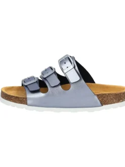 Pantoletten in blau metallic>Palado Best