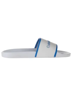Calvin Klein Hausschuhe|Sandalen & Pantoletten^Pantoletten in Blau/ Weiß