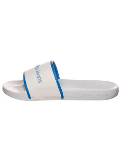 Calvin Klein Hausschuhe|Sandalen & Pantoletten^Pantoletten in Blau/ Weiß