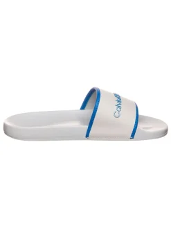 Calvin Klein Hausschuhe|Sandalen & Pantoletten^Pantoletten in Blau/ Weiß