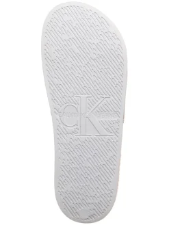 Calvin Klein Hausschuhe|Sandalen & Pantoletten^Pantoletten in Blau/ Weiß