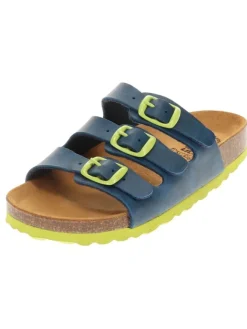 Pantoletten in Blau/Grün>Lico Discount