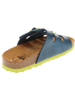 Pantoletten in Blau/Grün><noscript><img width=