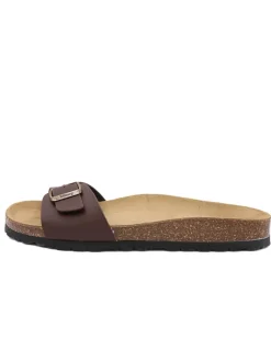 Pantoletten in Braun>billowy