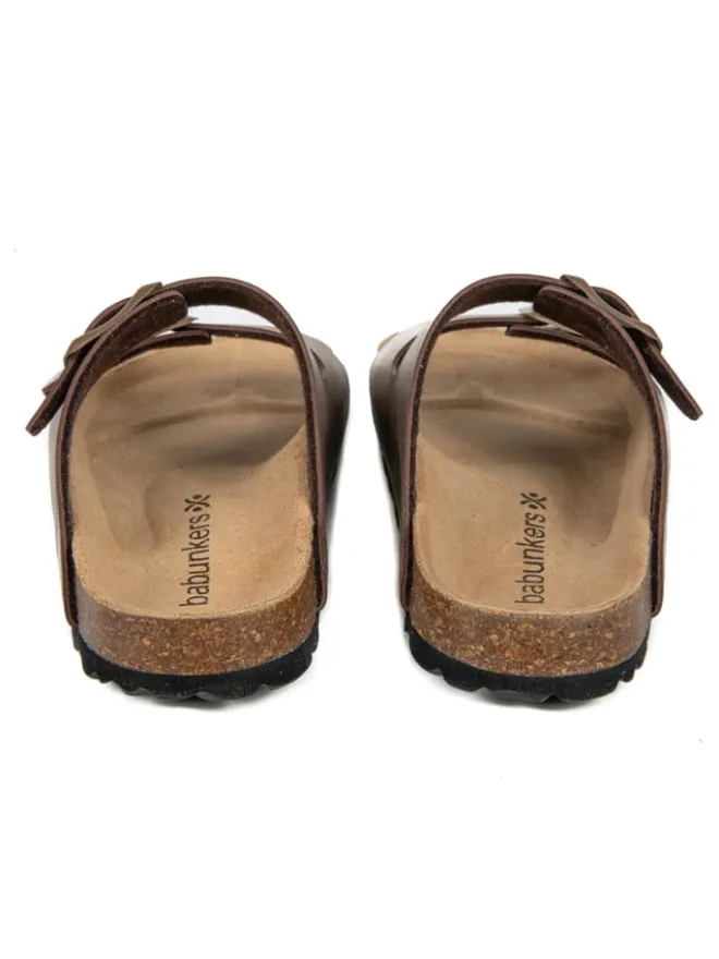 BABUNKERS Family Clogs & Pantoletten·Pantoletten^Pantoletten in Braun