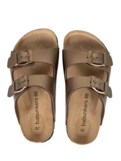 BABUNKERS Family Clogs & Pantoletten·Pantoletten^Pantoletten in Braun