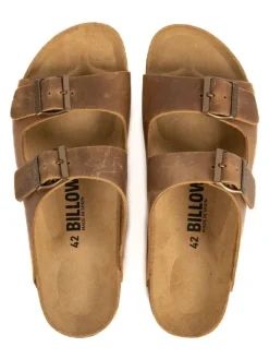 Pantoletten in Braun><noscript><img width=