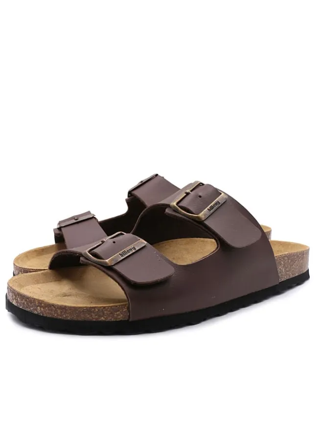 billowy Hausschuhe|Sandalen & Pantoletten^Pantoletten in Braun