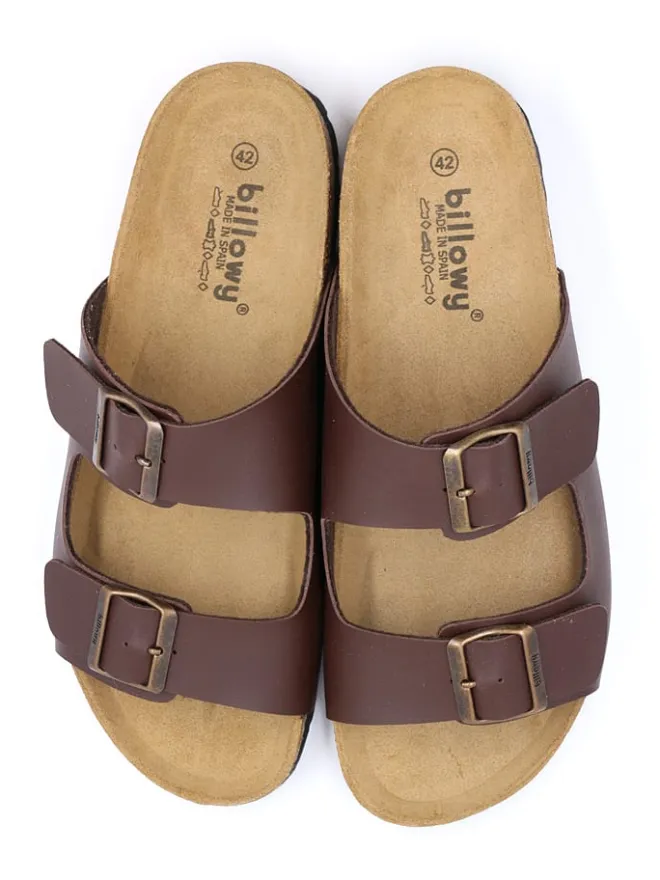 billowy Hausschuhe|Sandalen & Pantoletten^Pantoletten in Braun