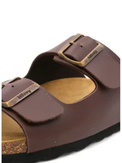 billowy Hausschuhe|Sandalen & Pantoletten^Pantoletten in Braun