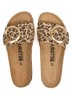 Pantoletten in Braun/ Beige><noscript><img width=