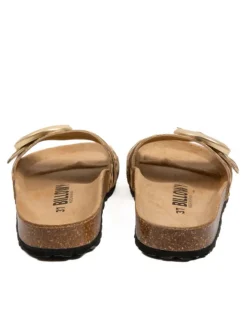 Pantoletten in Braun/ Beige><noscript><img width=