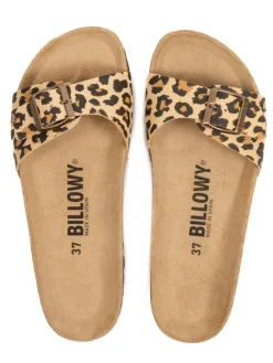 Pantoletten in Braun/ Beige><noscript><img width=