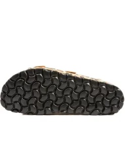Pantoletten in Braun/ Beige><noscript><img width=