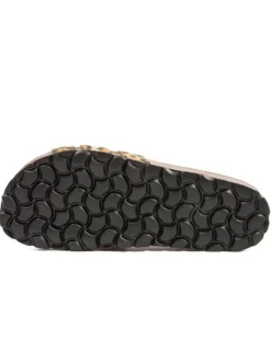 Pantoletten in Braun/ Beige><noscript><img width=