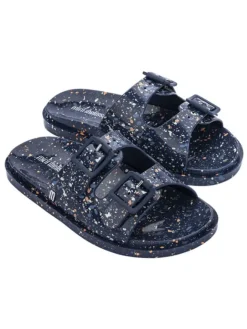 Pantoletten in Dunkelblau/ Bunt>Melissa Online