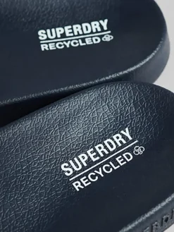 Superdry Hausschuhe|Sandalen & Pantoletten^Pantoletten in Dunkelblau