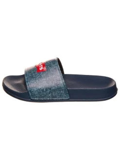 Levi´s Hausschuhe|Sandalen & Pantoletten^Pantoletten in Dunkelblau