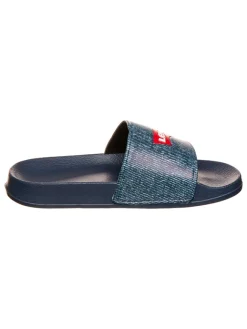 Levi´s Hausschuhe|Sandalen & Pantoletten^Pantoletten in Dunkelblau