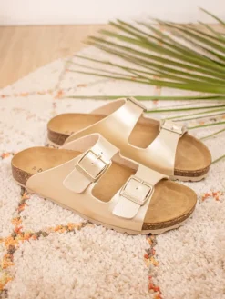 BABUNKERS Family Clogs & Pantoletten^Pantoletten in Gold