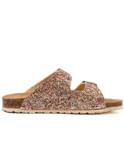 billowy Clogs & Pantoletten^Pantoletten in Gold