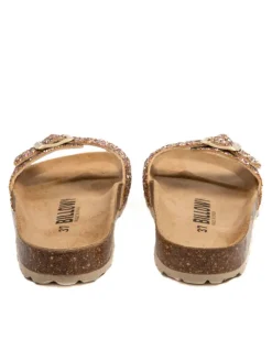 Pantoletten in Gold><noscript><img width=