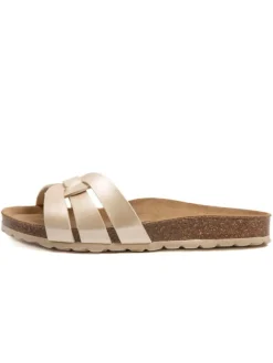 billowy Clogs & Pantoletten^Pantoletten in Gold